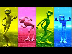 Alien Dance 2025 Fun Colors Crazy Moves Music Video 👽🪐