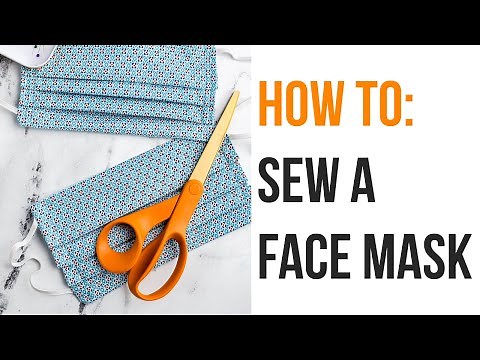 How to Sew a Surgical Face Mask for Hospitals – Free Pattern
