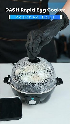 I Try an Egg Cooker - DASH Rapid Egg Cooker - Poached Eggs #healthykitchen101