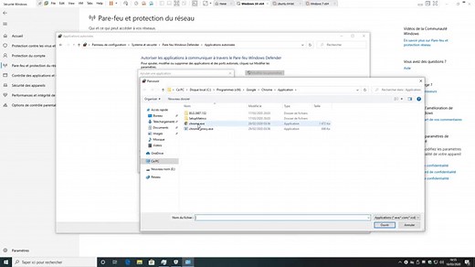Autoriser/Bloquer une application pare-feu Windows Defender