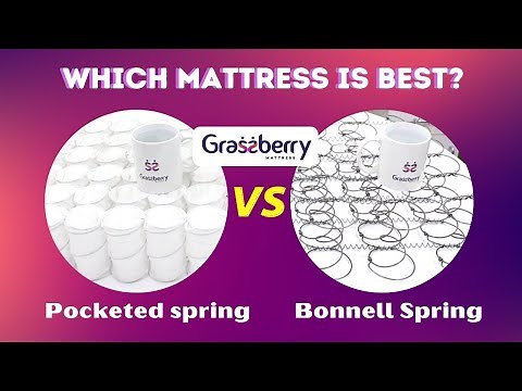 Pocketed Spring VS Bonnell Spring Which is the Best Spring Mattress in English-2021|GB Mattress|