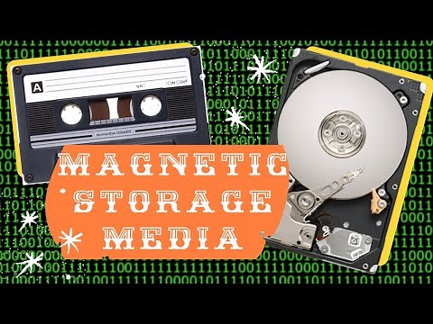 Magnetic Storage Media // How They Store Data And Examples: HDD, Portable HDD and Magnetic Tape