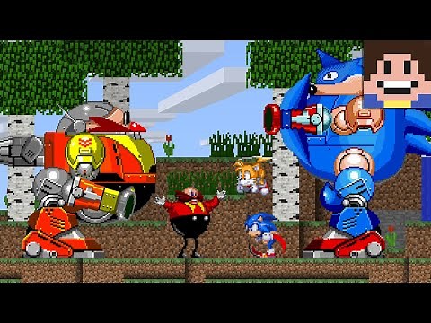 Sonic Vs Robotnik - Death Egg Robot Battle