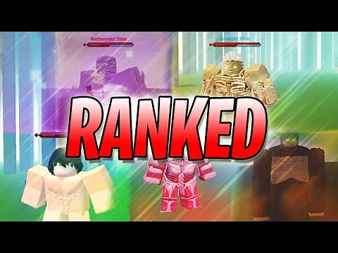 Ranking TITAN SHIFTERS in Titan Warfare!