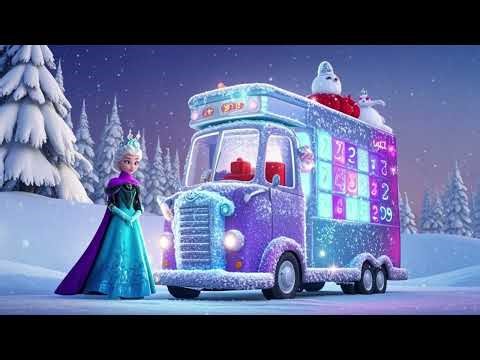 Elsa’s Ice Number Match Truck 5 | Fun with Numbers and Frozen Friends