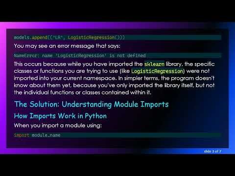 Understanding Why You Need to Import Functions Individually in Python: A Simplified Guide
