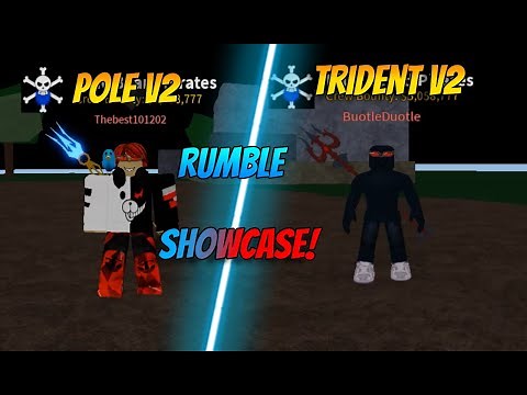 HOW TO GET TRIDENT V2, POLE V2, AND RUMBLE SHOWCASE IN BLOX FRUIT