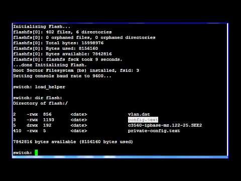 How to reset or recover your Catalyst Cisco Switch password 2950, 2960,3550, 3560, and 3750 series.