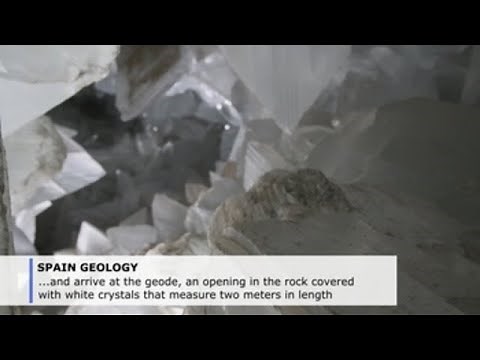 Largest geode cave in Europe opens to visitors