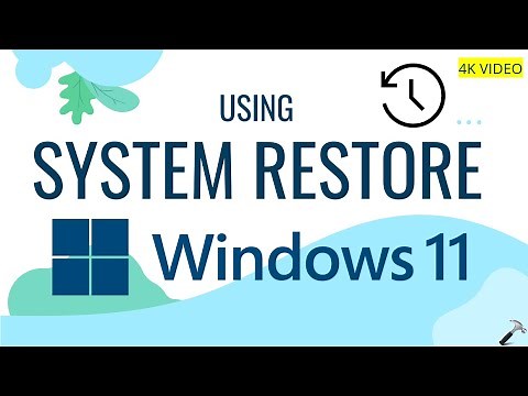 Restore your Windows 11 to earlier time
