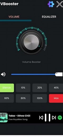 Volume Booster & EQ Amplifier