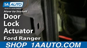 How To Replace Door Lock Actuator 1999-2010 Ford Ranger