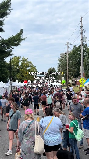 Cider Days Festival 2025 in Springfield, Missouri