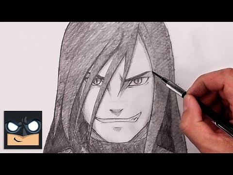 How To Draw Orochimaru | Naruto Pencil Drawing Lesson