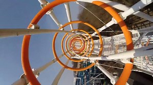 2.3M views · 48 reactions | This Ultra Twister roller coaster at Washuzan Highland in Japan features a near-vertical drop, a backwards section, and several high-speed heartline spins. Would YOU ride it? | Theme Park Review | Facebook
