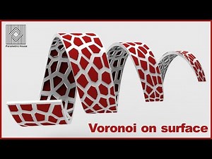Grasshopper Voronoi on Surface