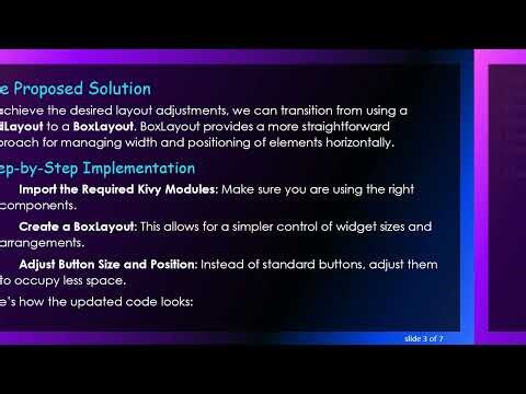 How to Decrease the Width of a Column in a Kivy GridLayout
