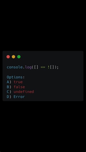 JS Truthy vs Falsy Explained!