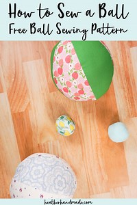 Free Ball Sewing Pattern