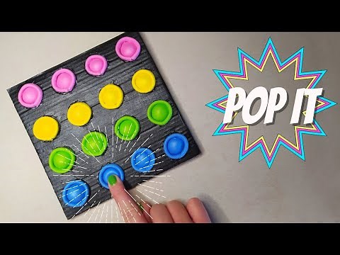 💥COMO HACER UN POP IT CASERO💥 | Pop it fácil