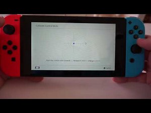 How to Calibrate the Nintendo Switch Joycon joy stick