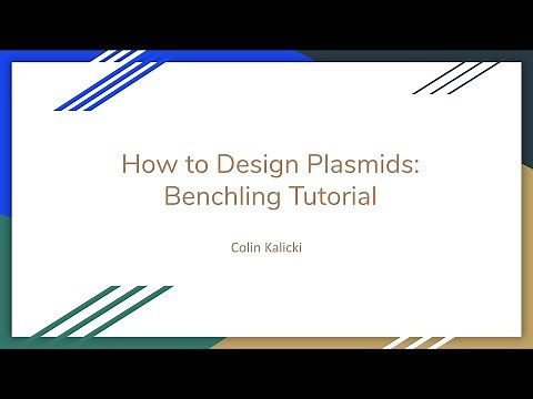 How to Design Plasmids: Benchling Tutorial