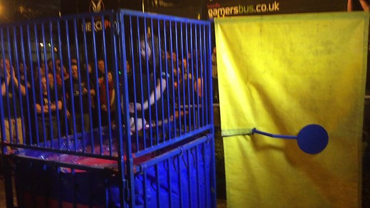 Fun Dunk Tank Game with Gunge and Slime