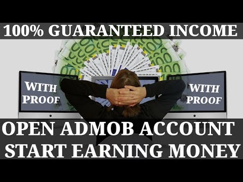 How to create an Admob account and start earning money with your Android app With PROOF