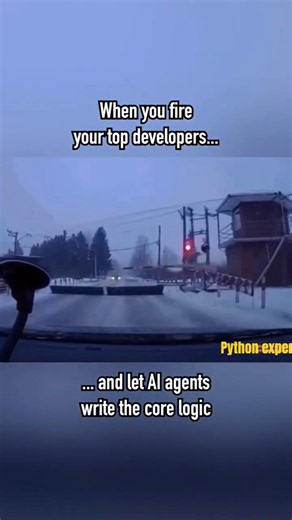This is what happens when you prompt instead of code. 🤡😂🚆🚂 #programming #developer #python #coding
