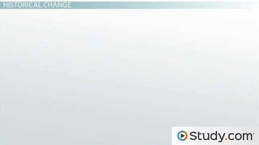 Historical Change: Causes and Effects