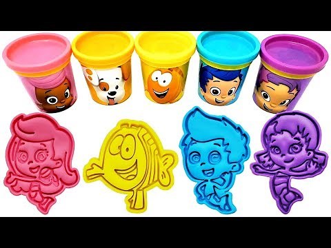 Learn Colors with Play-Doh Bubble Guppies Characters: Molly, Mr. Grouper, Gil, Oona and More