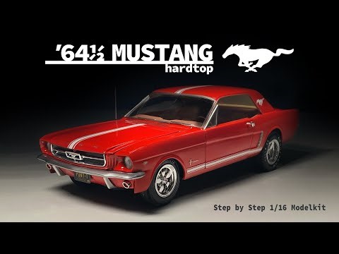 Building a 1964½ Ford Mustang Hardtop Model Kit | Classic Car Scale Model Build