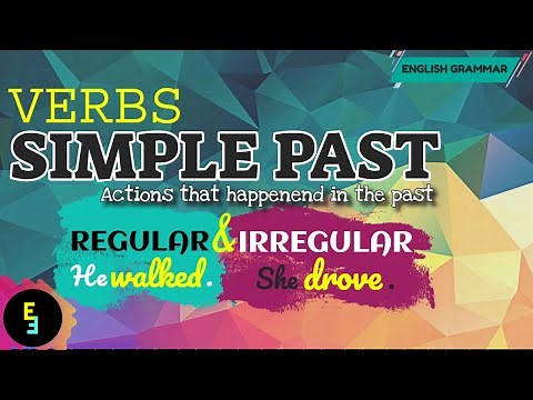The Simple Past Tense of Verbs | Regular and Irregular | English Grammar
