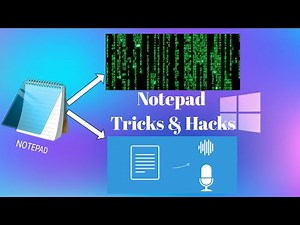 Top 5 awesome Notepad tricks & hacks