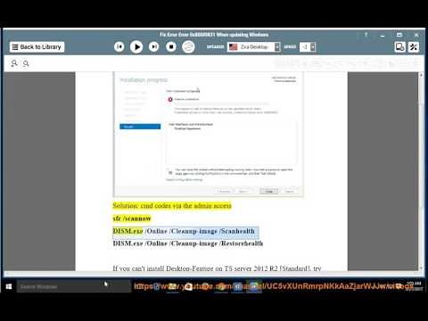 Fix error code 0x800f0831 when updating Windows