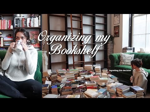 Reorganizing my Home Library + Bookshelf Tour
