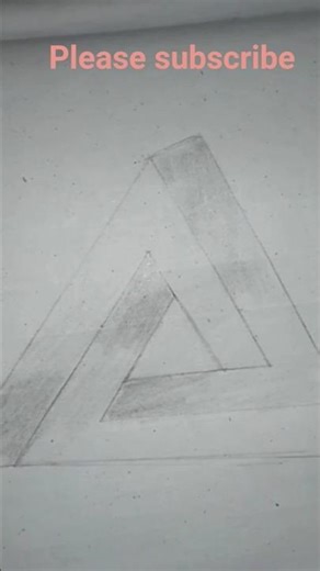 How To Draw The Impossible TriangleEasy ||3D Drawing||Triangle ||Sn'PCreation