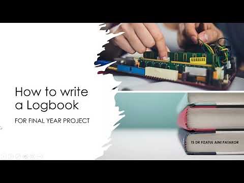 How to write a log book