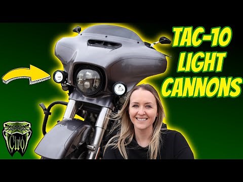 Street Glide passing lamps?! | Ciro3d Tac-10 Light Cannon install!