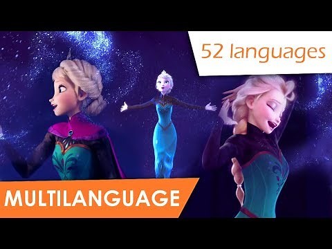 "Let it go": lyrics comparison (one-line multilanguage | 52)