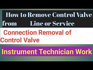 Instrumentation Connection of Control Valve | Control Valve maintenance | instrument Technician Work