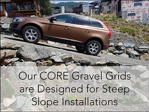 Steep Slope Gravel Driveways