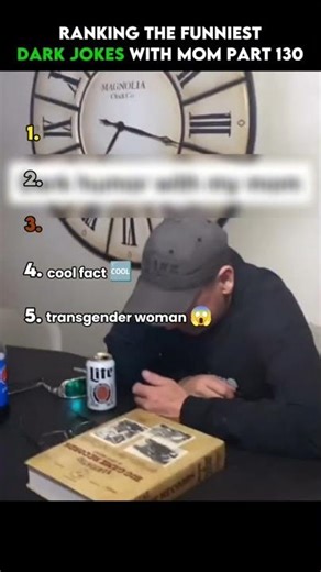 Ranking the Funniest Dark Jokes With Mom Part 130 😳😂 #shorts #funny #joke #darkhumor