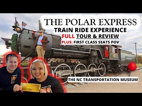The Polar Express Train Ride FULL Tour, Experience, and Review: Spencer, NC | 2022