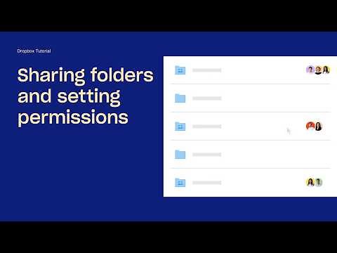 Sharing folders and setting permissions | Dropbox Tutorials | Dropbox