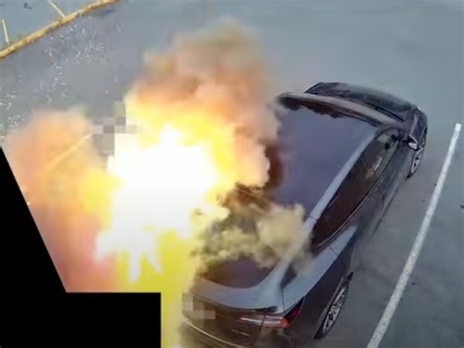 'Don’t jerk around with electricity': Tesla charging explosion in Hope caught on video