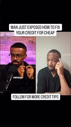 He just exposed how to use chat gpt on how to fix your credit!