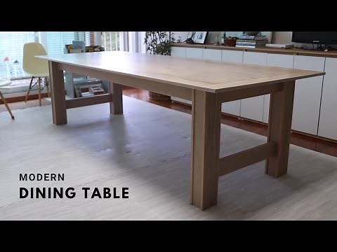 DIY Modern Plywood Dining Table | Modern Woodworking