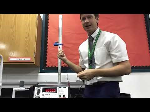 Free fall apparatus explained with results