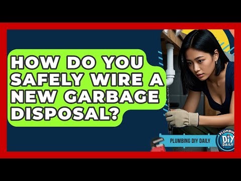 How Do You Safely Wire A New Garbage Disposal? - Plumbing DIY Daily